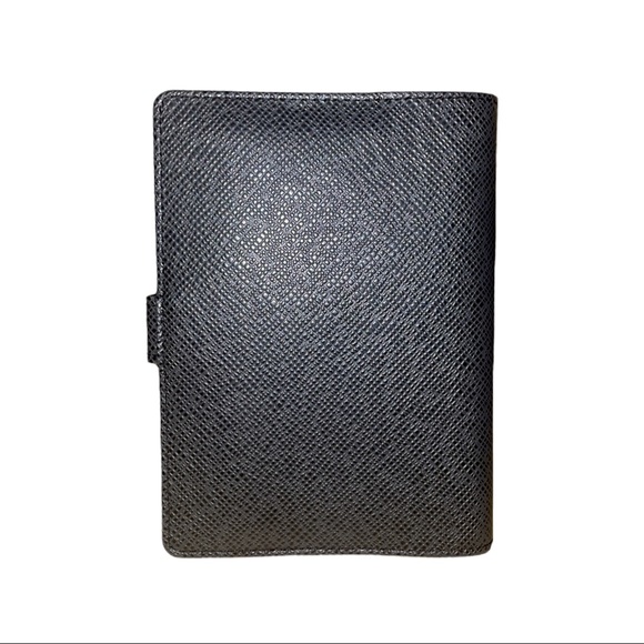 Louis Vuitton Nlack Taiga Agenda PM Leather Notebook Cover - MINT CONDITION! - Picture 2 of 7